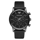 Emporio Armani Men's Black Chronograph Watch - AR1737